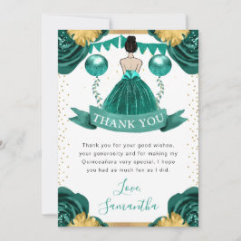 Teal Dress Brunette Hairprincess Quinceanera Tack Kort