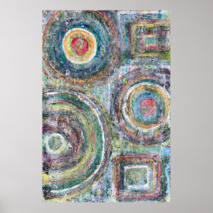 Teal Driven 24 x 36 Poster
