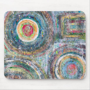 Teal Driven Mousepad Musmatta