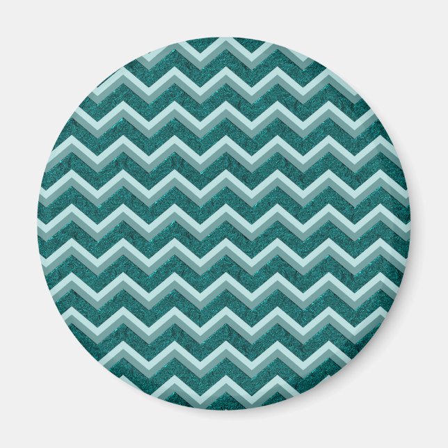 Teal Embossed Foil Magnet (Framsidan)
