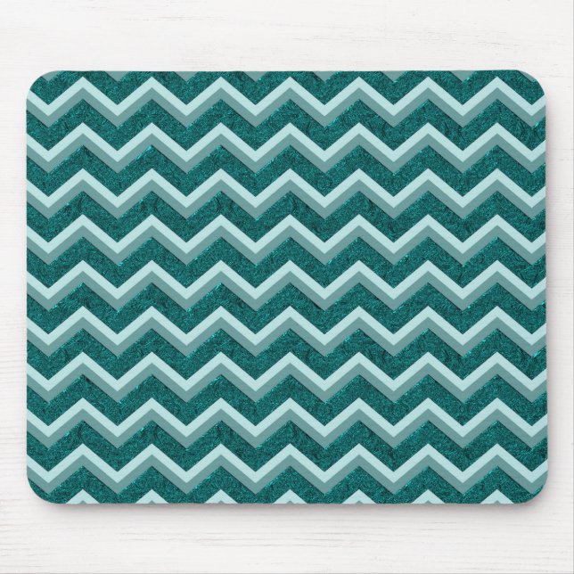 Teal Embossed Foil Musmatta (Framsidan)