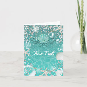 Teal Enchanted Sea Starfish & Bubbles Tack