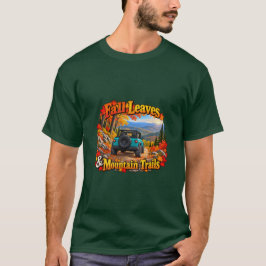 Teal_Fall Löv & Bergs Stigar T-Shirt