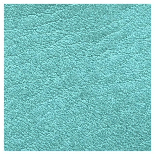 Teal Faux Leather Fabric Tyg (Närbild)