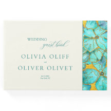 Teal Flowers Bröllop