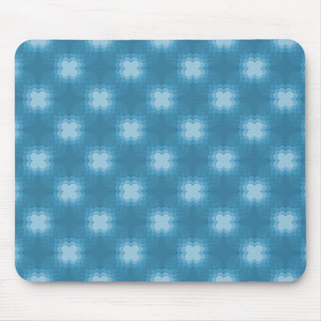 Teal Funky Flair Mousepad Musmatta (Framsidan)