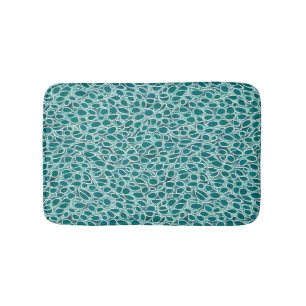 Teal Fusion Bath Mat Badrumsmatta