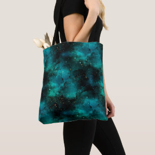 Teal Galaxy Series Design 1 Tygkasse