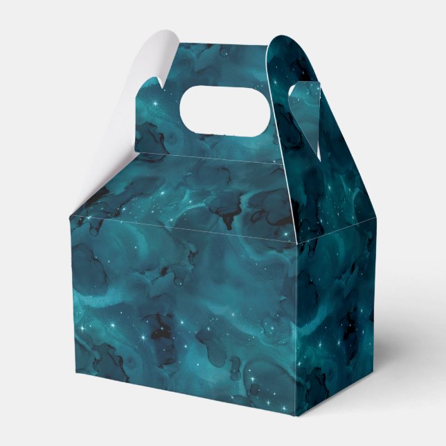 Teal Galaxy Series Design 5    Presentaskar (Framsidan Sidan)