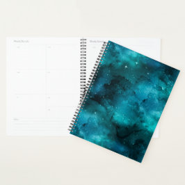 Teal Galaxy Series Design 7
