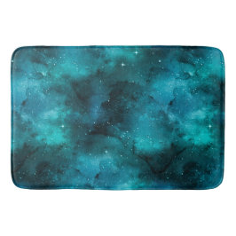 Teal Galaxy Series Design 7 Badrumsmatta