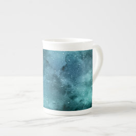 Teal Galaxy Series Design 7 Benporslin Mugg