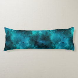 Teal Galaxy Series Design 7 Kroppskudde
