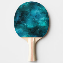 Teal Galaxy Series Design 7 Pingisracket