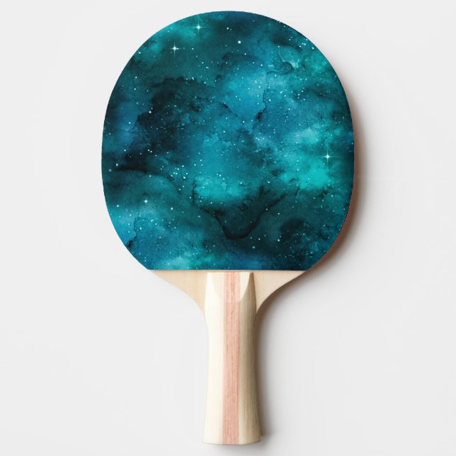 Teal Galaxy Series Design 7 Pingisracket (Framsidan)