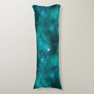 Teal Galaxy Series Design 8 Kroppskudde