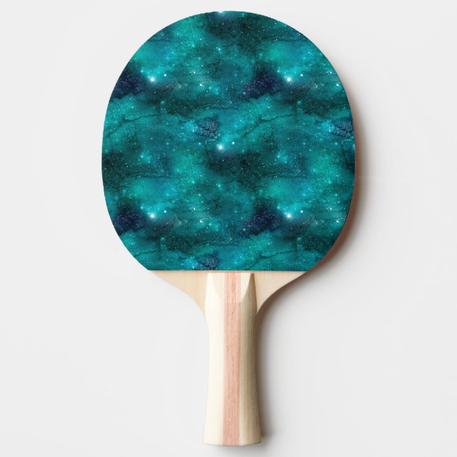 Teal Galaxy Series Design 8 Pingisracket (Framsidan)