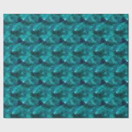 Teal Galaxy Series Design 8 Presentpapper