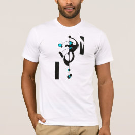 Teal Geo Design Manar-Shirt Tee