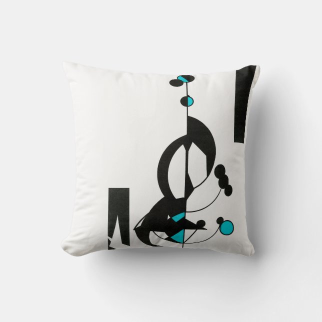 Teal Geo Pillow Kudde (Framsida)