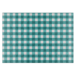 Teal gingham