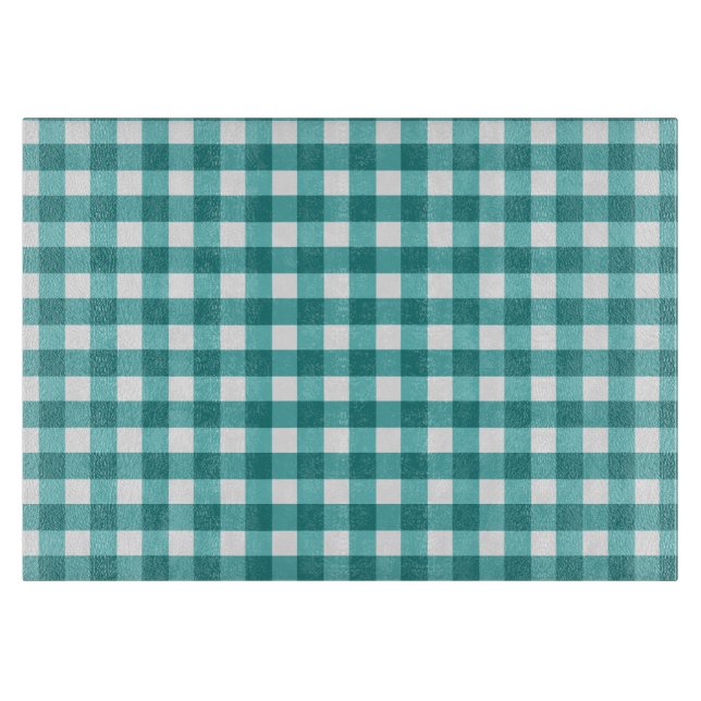 Teal gingham (Framsidan)