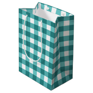 Teal gingham
