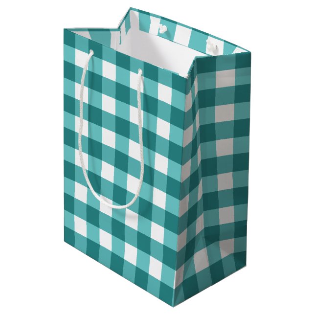 Teal gingham (Baksidan Vinklad)
