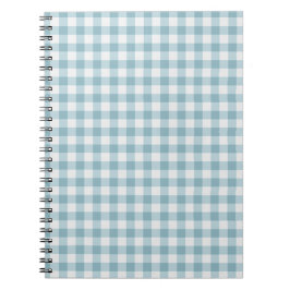 Teal Gingham Play Rand Anteckningsbok