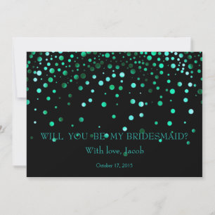 Teal Glitter kommer att bli min inbjudan. Inbjudningar