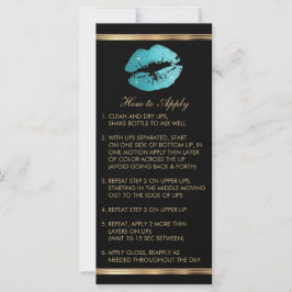 Teal Glitter Lipense Senegence Instructions
