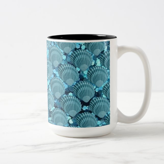 Teal Gnistra Seashell Mugg (Höger)