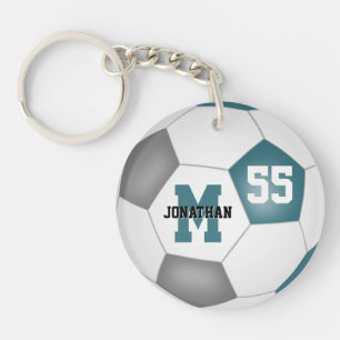 teal grått white team färg soccer bag märkre