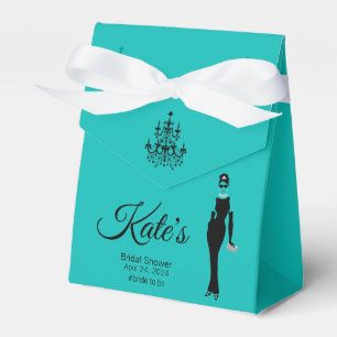 Teal Grönt Favor Bags Presentaskar