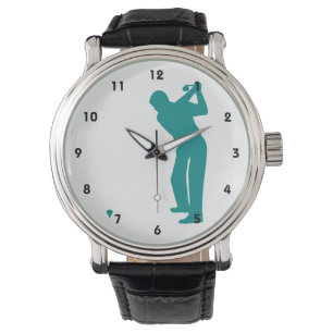 Teal Grönt Golf Armbandsur