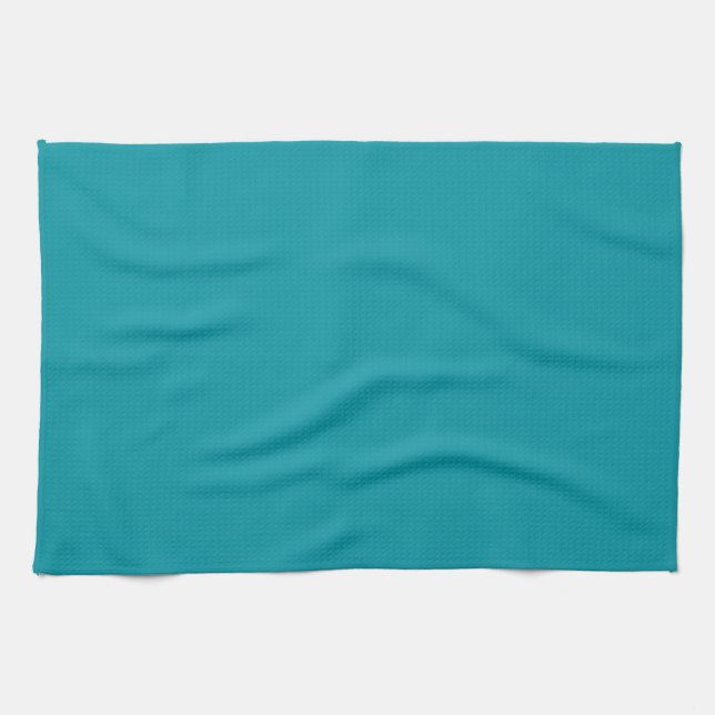 Teal Grönt Kitchen Towel Kökshandduk (Horisontell)