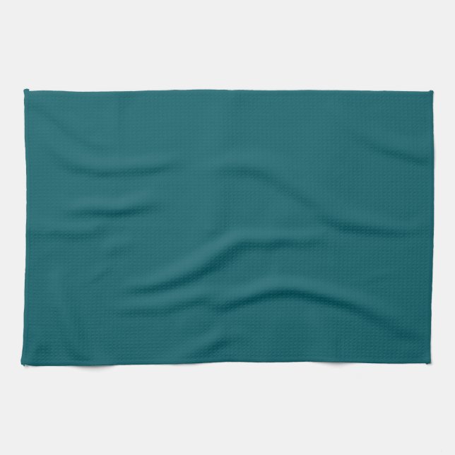 Teal Grönt Kitchen Towel Kökshandduk (Horisontell)