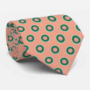Teal Grönt Salmon Rosa Slips