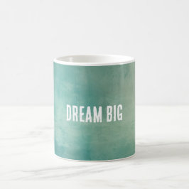 Teal Grönt Struktur Kaffemugg