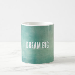 Teal Grönt Struktur Kaffemugg