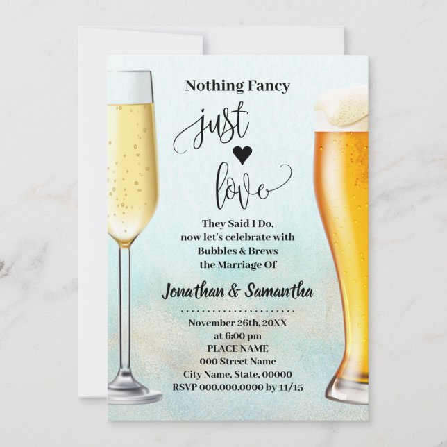 Teal Guld Ingenting Finare Bubbles brinner över ha Spara Datumet (Framsida)