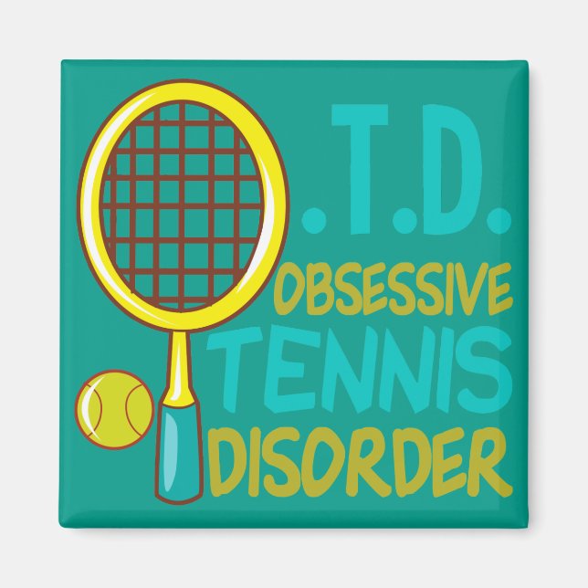 Teal Gult Cute Magnet (Framsidan)