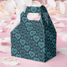 Teal Hearts Presentaskar