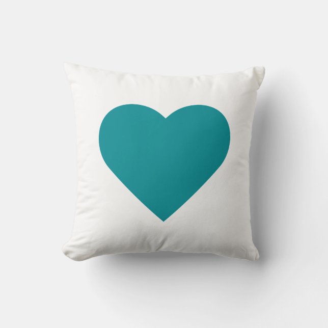 Teal Herat Minimalist Kudde (Framsida)