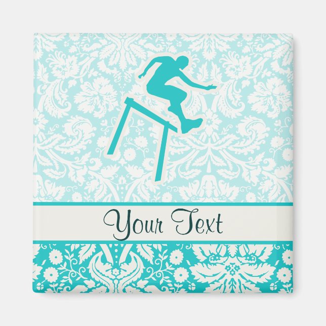 Teal Hurdler Magnet (Framsidan)