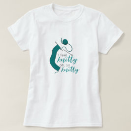 Teal I känner Knitty.. T Shirt