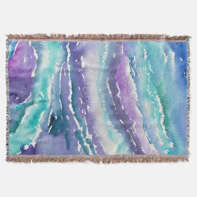 Teal Icicles Filt (Framsidan)