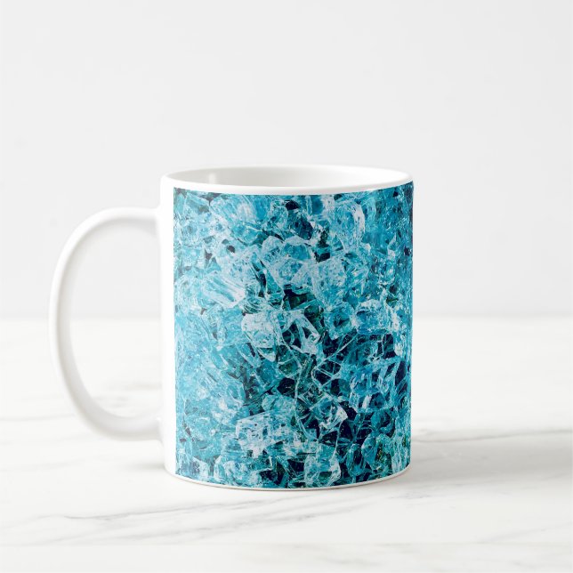 Teal illustration kaffemugg (Vänster)