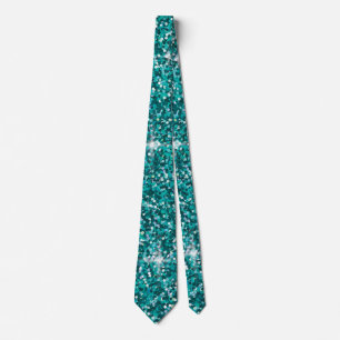 Teal iridescent glitter slips