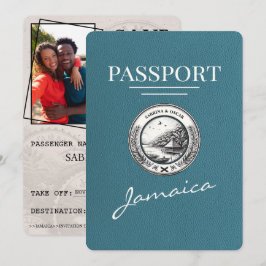 Teal Jamaica Passport Spara datum Datumet